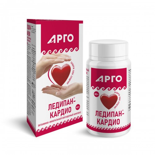 Купить Витаминно-минеральный обогащенный комплекс Ледипан-кардио, капсулы, 60 шт  г. Новосибирск  