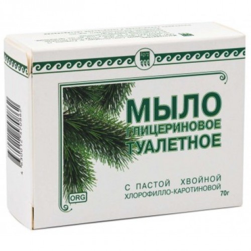 Купить Мыло туалетное глицериновое Фитолон с пастой хвойной хлорофилло-каротиновой  г. Новосибирск  