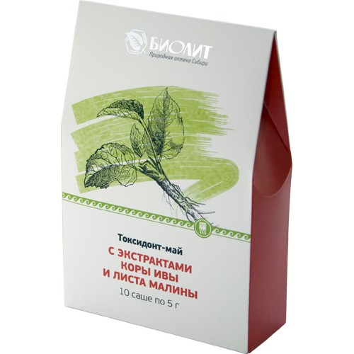 Купить Токсидонт-май с экстрактами коры ивы и листа малины  г. Новосибирск  