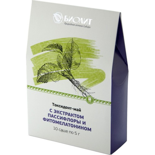 Купить Токсидонт-май с экстрактами пассифлоры и фитомелатонином  г. Новосибирск  