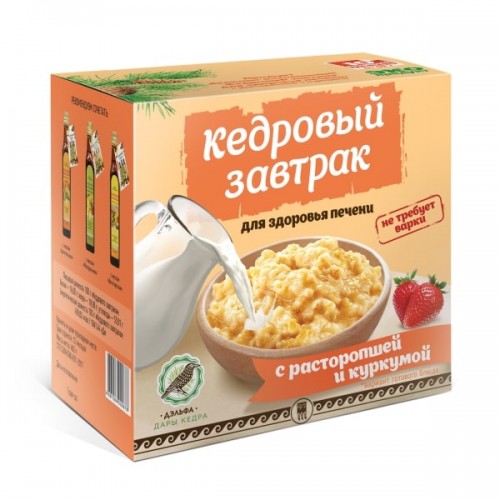 Купить Завтрак кедровый для здоровья печени с расторопшей и куркумой  г. Новосибирск  