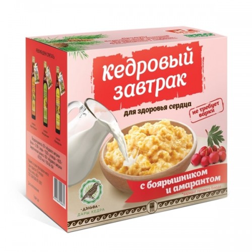 Купить Завтрак кедровый для здоровья сердца с боярышником и амарантом  г. Новосибирск  